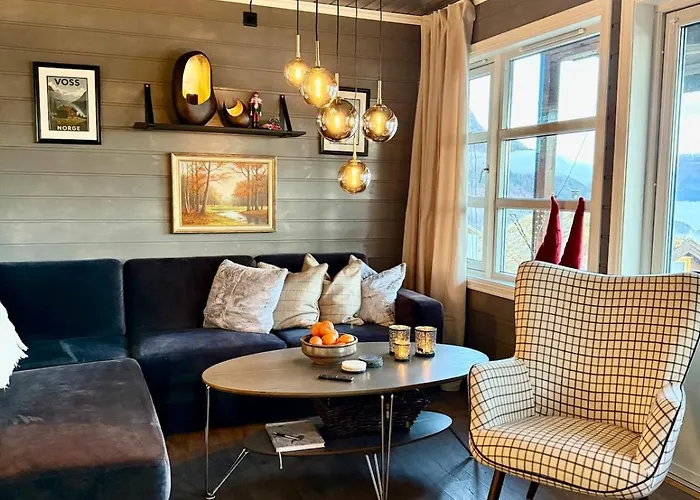 Unique View! Modern With Sauna Apartman Voss